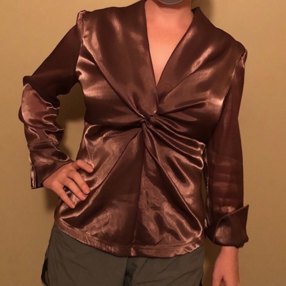 Shiny Copper Top